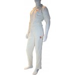 Three Wickets Solid Men Cricket White Dress (L)